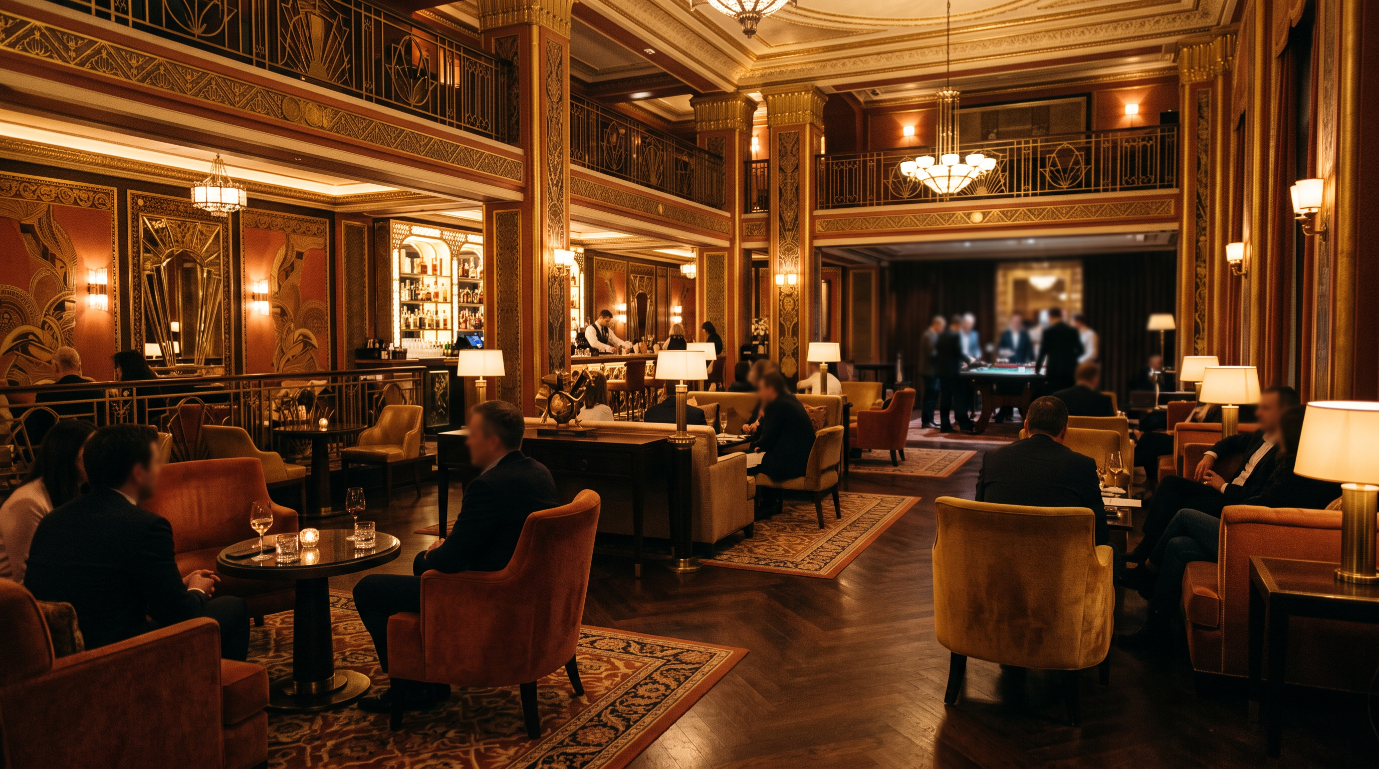 Salón de entretenimiento nocturno del hotel