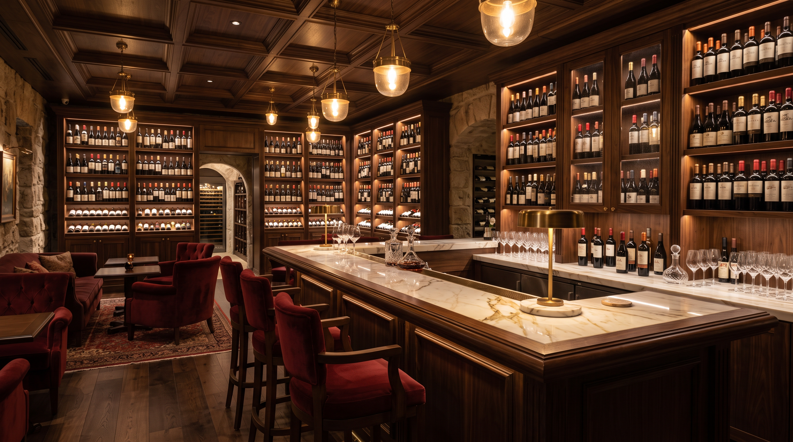 Cava de vinos del hotel